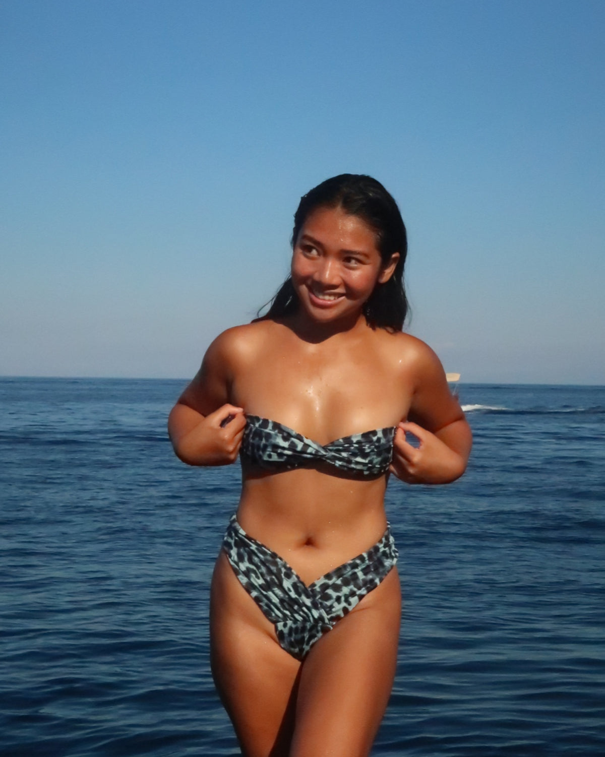 Bianca bikini set top and bottom